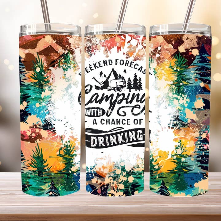 Campingkrus, 20 oz. Rustfrit stål for engroshandel hos Stencil Art Canada