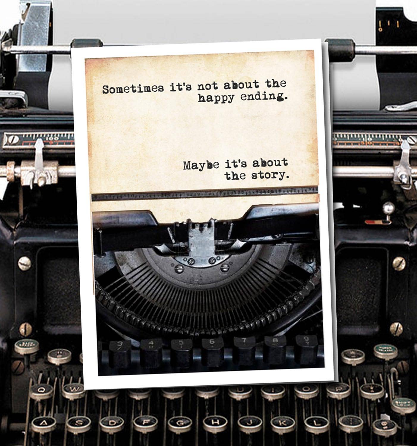 Fly Paper Products - Vente Cartes d'amitié - Peut-être que c'est à propos de l'histoire Carte de vœux d'amitié1