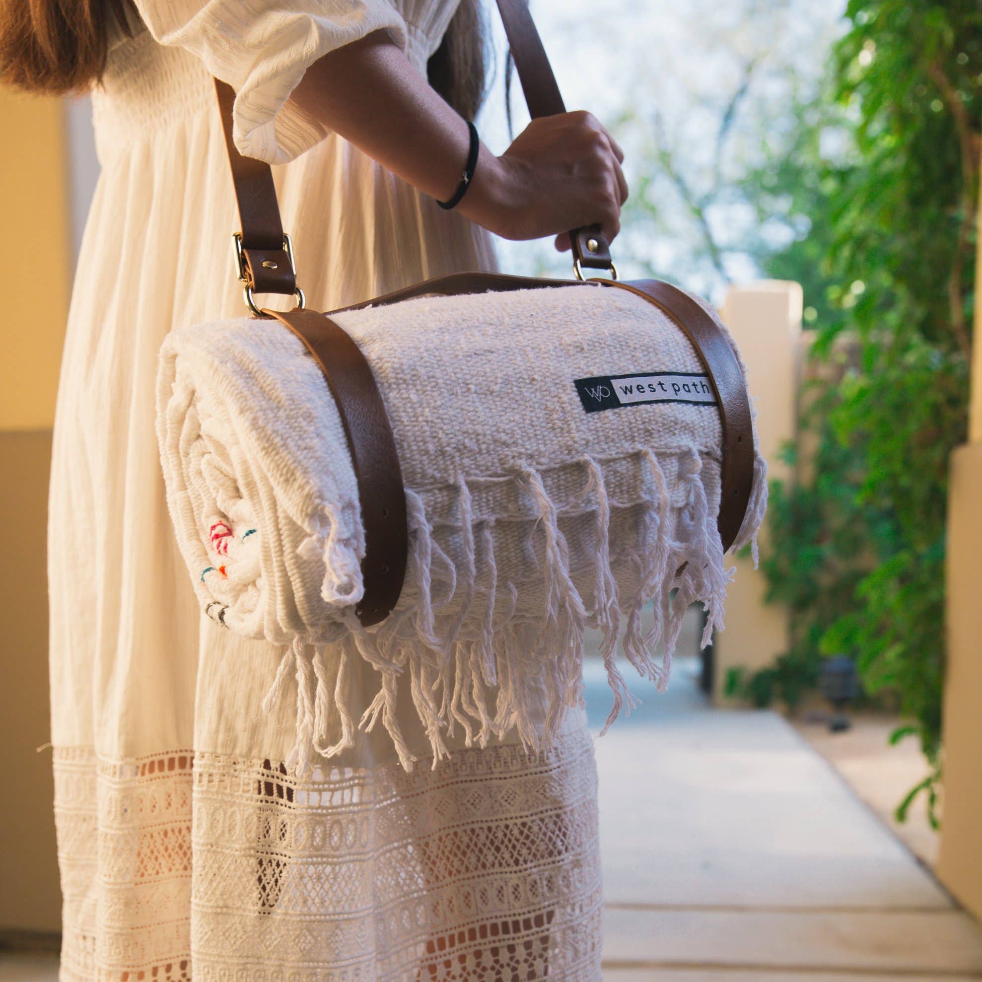 West Path - Wholesale Yoga Mat - Blanket Carrier Strap / Yoga Mat Carrier - Vegan Leather6