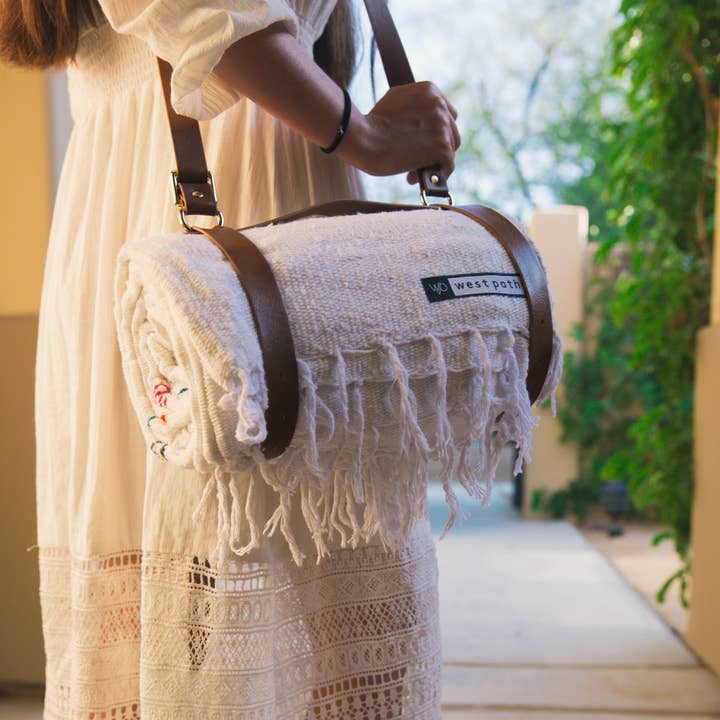 West Path - Wholesale Yoga Mat - Blanket Carrier Strap / Yoga Mat Carrier - Vegan Leather6