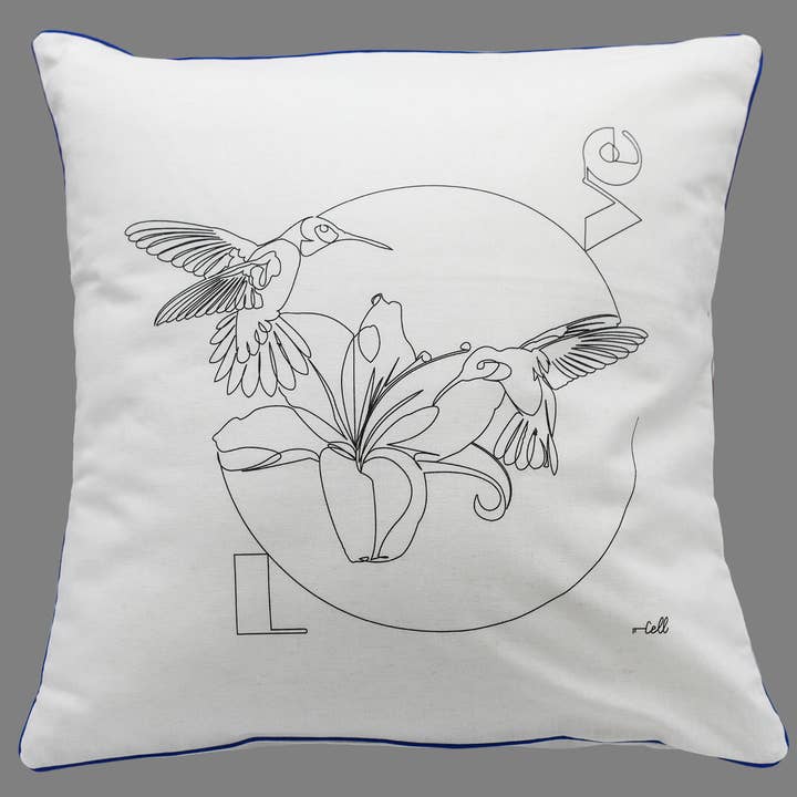 Cosette et les lys - Wholesale Throw Pillow Cover - Love — Textile Art Cover2