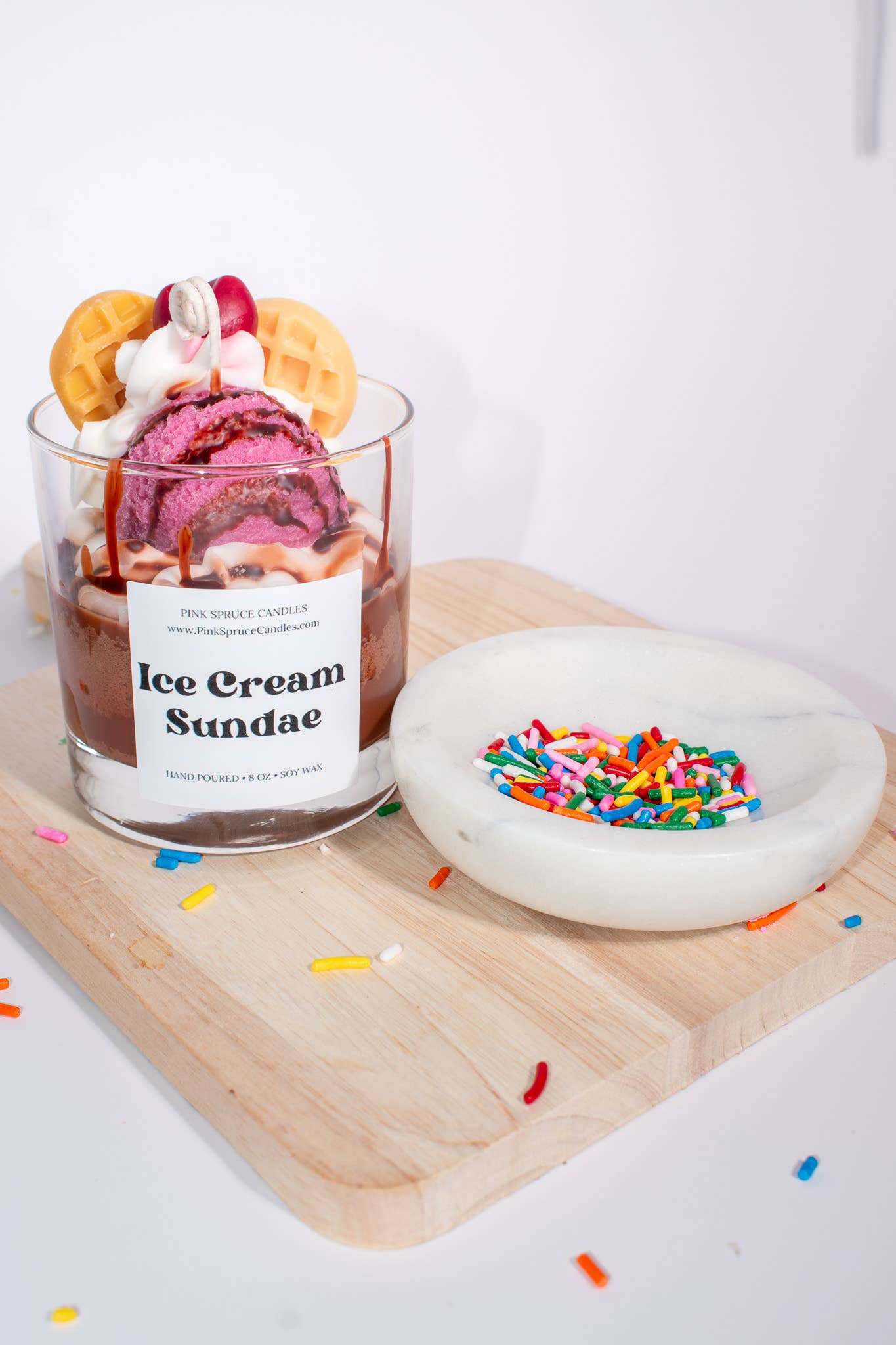 Pink Spruce - Wholesale Novelty Candle - Ice Cream Sundae Novelty Candle 5