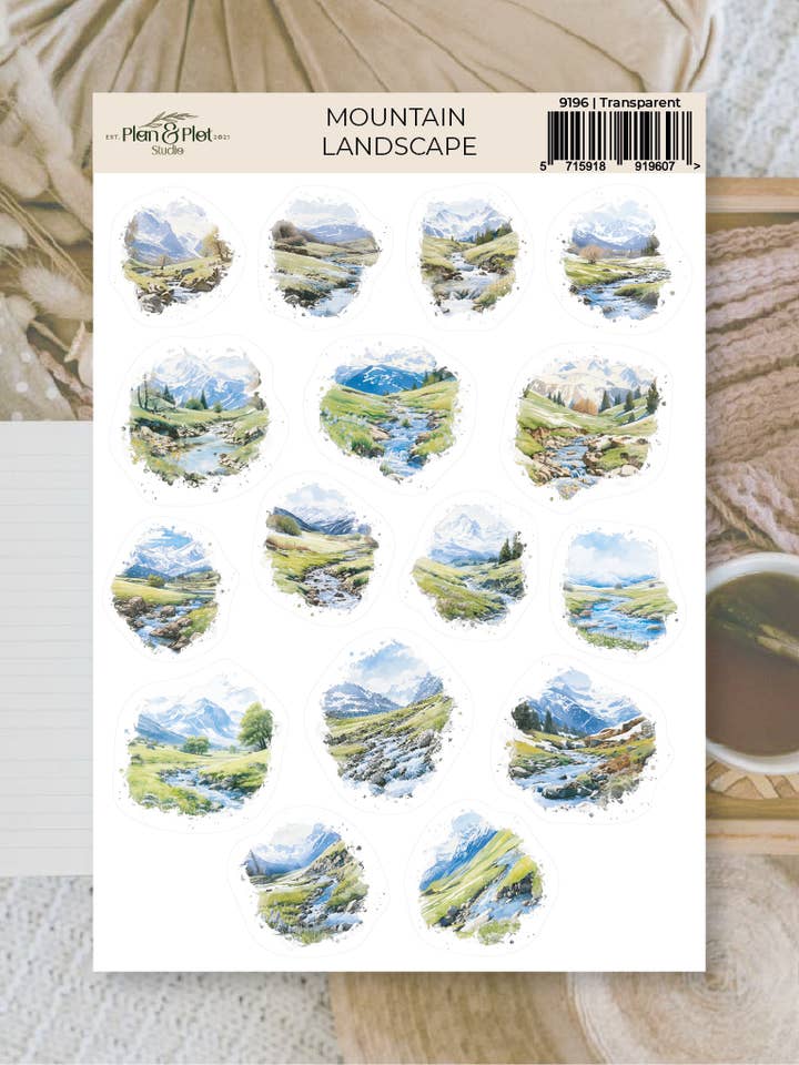 Paisagem montanhosa por atacado de Plan & Plot Studio