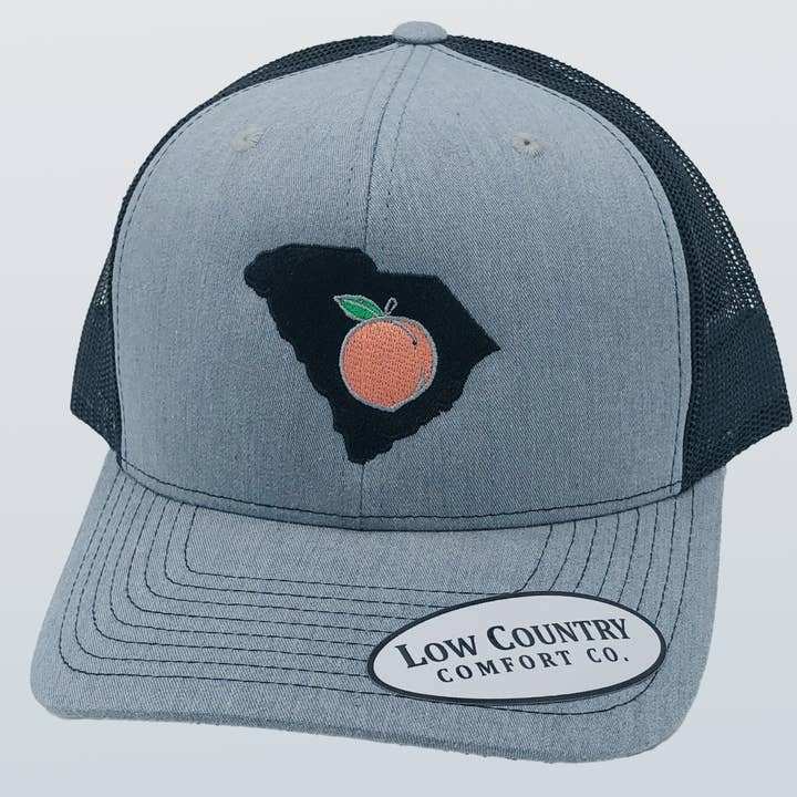 South Carolina Peach Lyng/Sort Hat for engroshandel hos Riverbed Threads