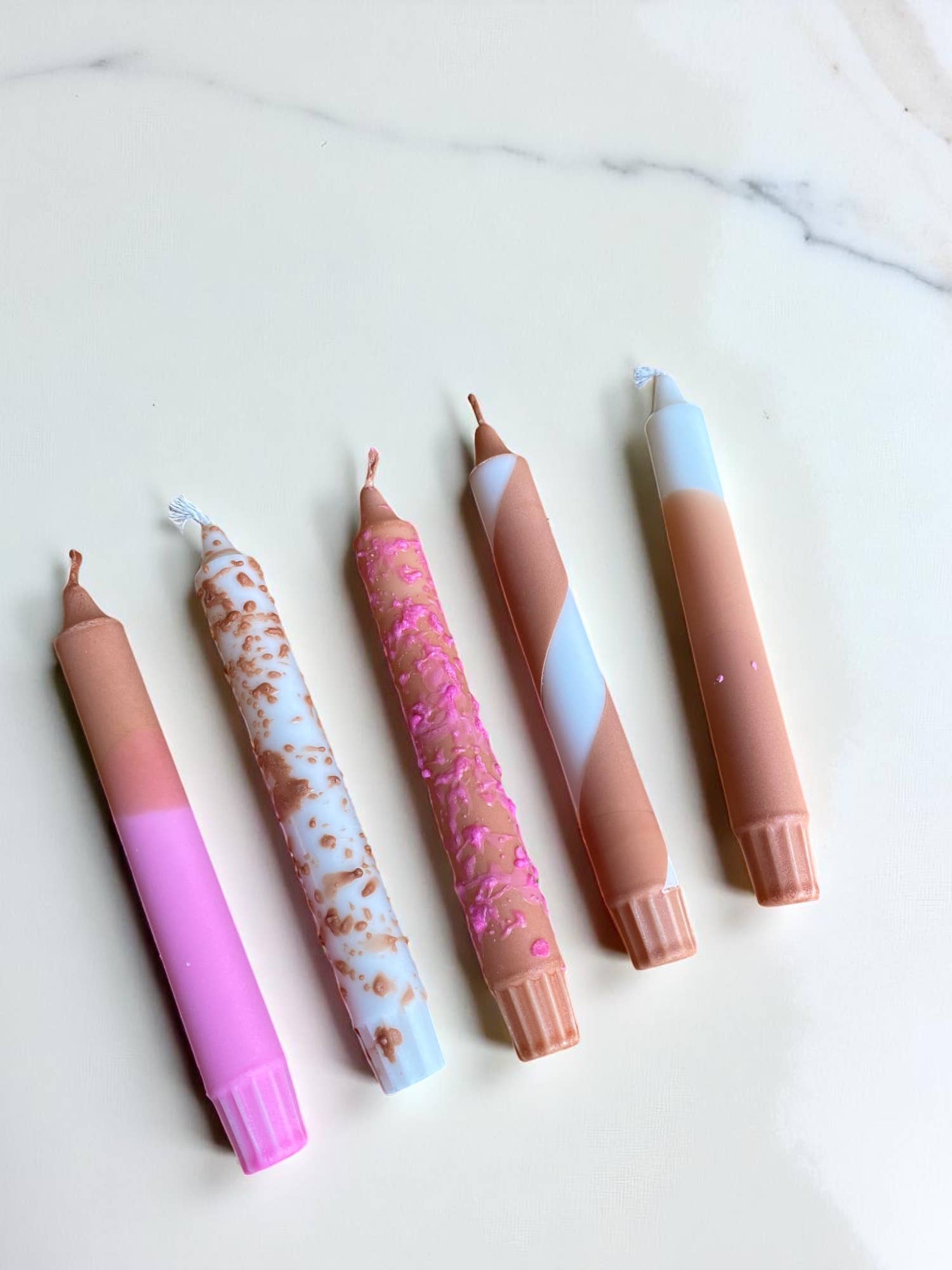 Kupkup HB. - Fi Design Studio Co. - Wholesale Pillar Candle - Joyful Glow | Chocolate Cake Tapper Candle | 2.3x20 cm 4