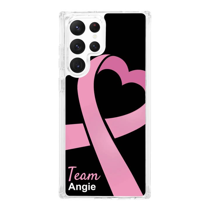 Coque personnalisée pour Samsung Galaxy S23 série sur le thème de la sensibilisation au cancer du sein en HD pour la vente par Affinity Bands