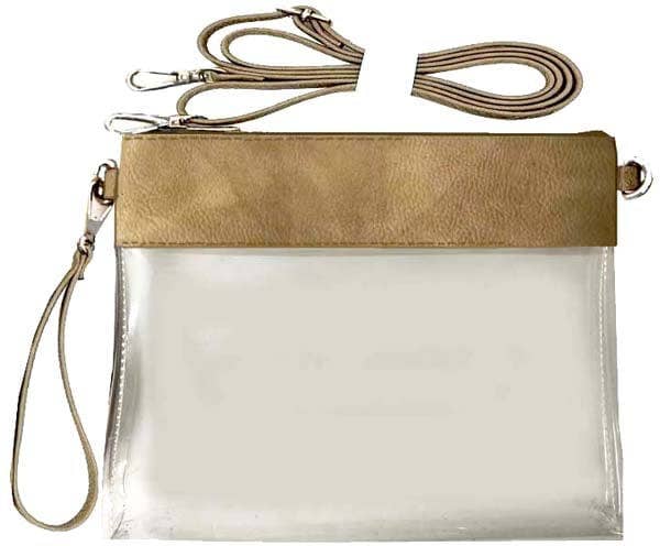 MiMi Wholesale - Vente Sac à bandoulière – femme - Sac à bandoulière/pochette transparent Game Day AD200T25