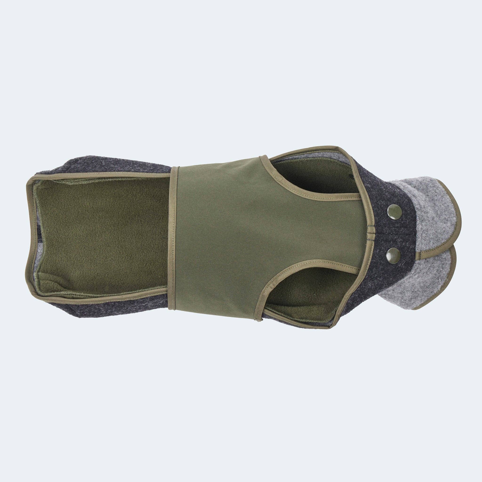 ​​Leopold's Finest for dogs - Wholesale Pet Coat - Dog - Loden coat with removable fleece for dachshunds and small dogs17