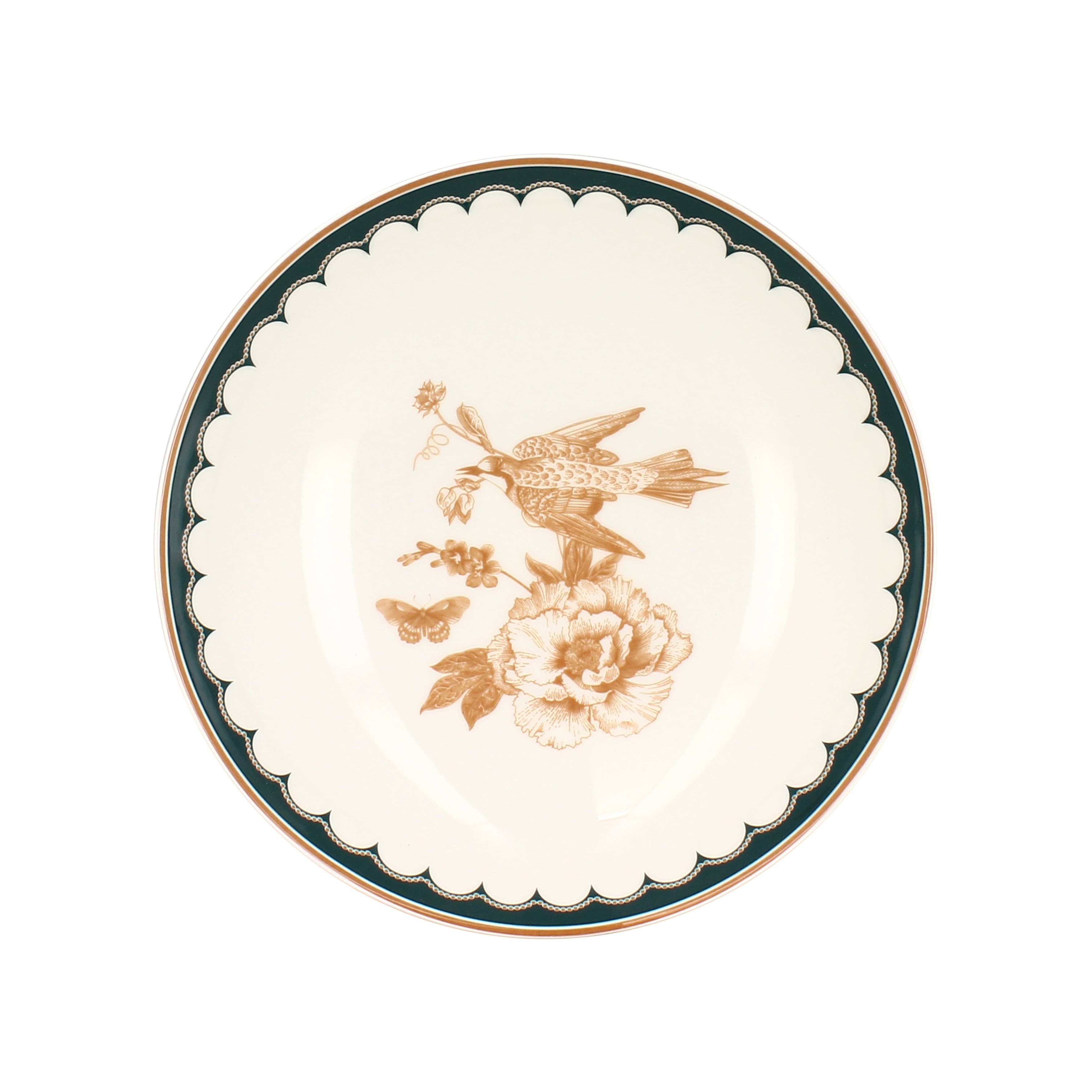 Novastyl - Wholesale Dinner Plate - Botanic deep plate 21cm in porcelain1
