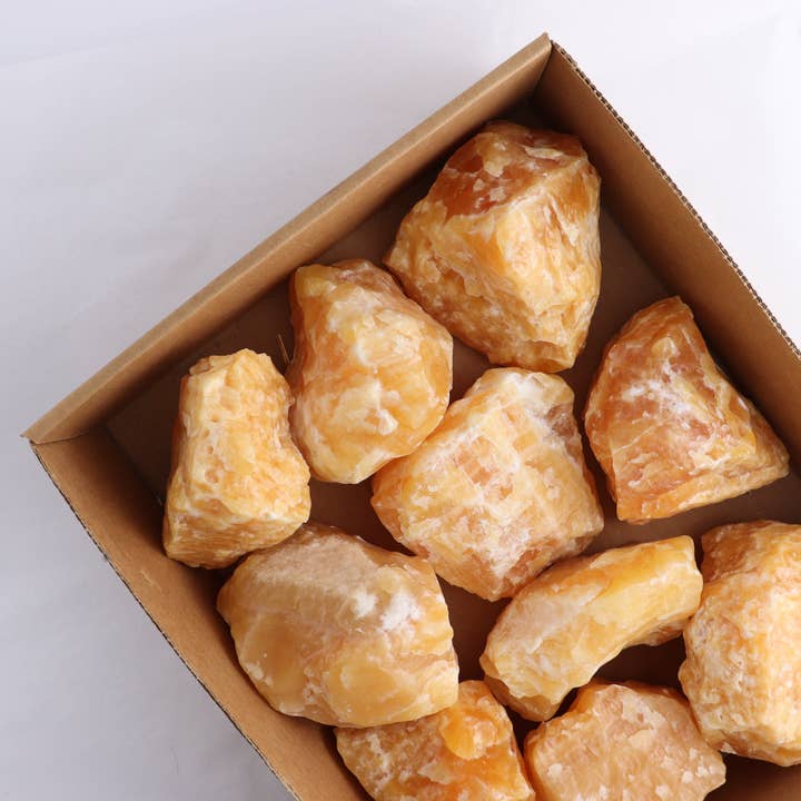 Calcite Roughs Set of 10 for wholesale by Mi Esperanza Minerals
