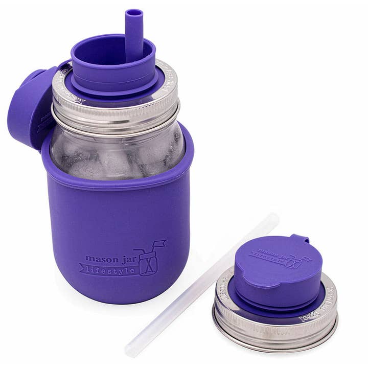 Mason Jar Lifestyle - Wholesale Drink Lids - Pop-Up Sippy Straw Leak Resistant Lids for Regular Mouth Mason Jars6