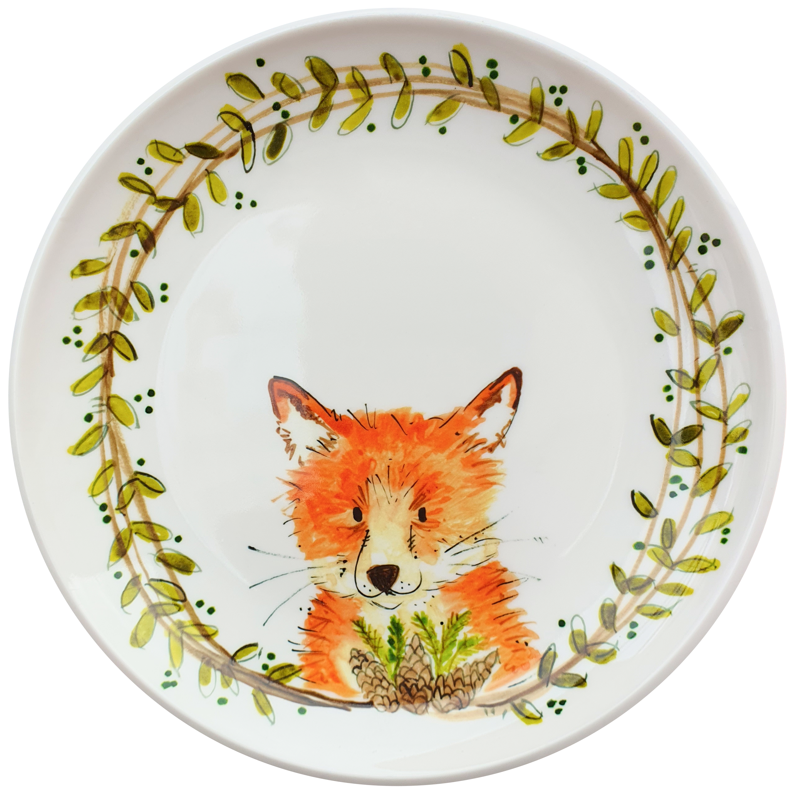 Relish - Wholesale Dinner Plate - Kids & Baby - Cute Melamine Kid's Plate - Woodland Creatures2
