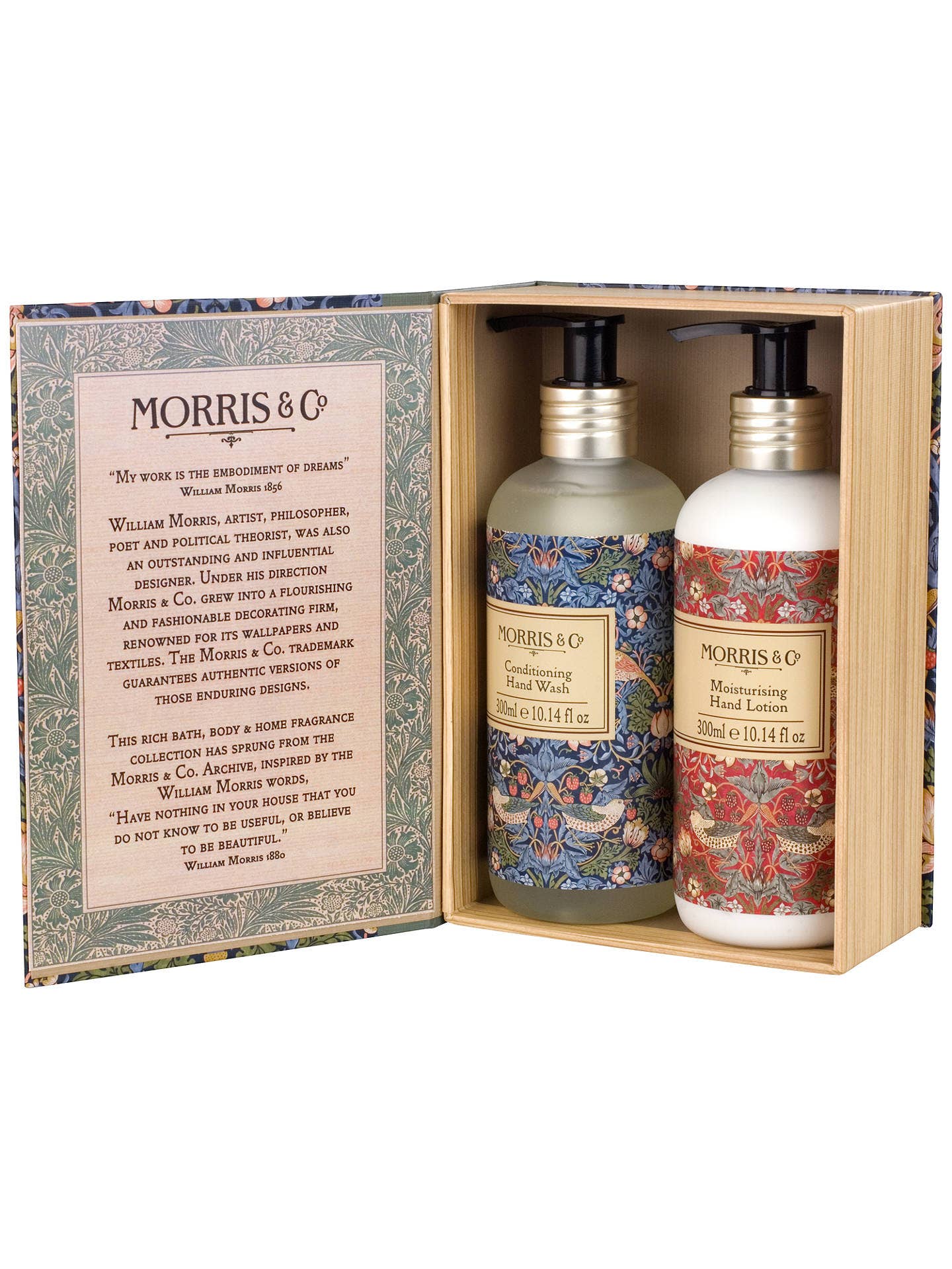 William Morris Strawberry Thief 300ml Hand Wash Lotion Duo Faire Com