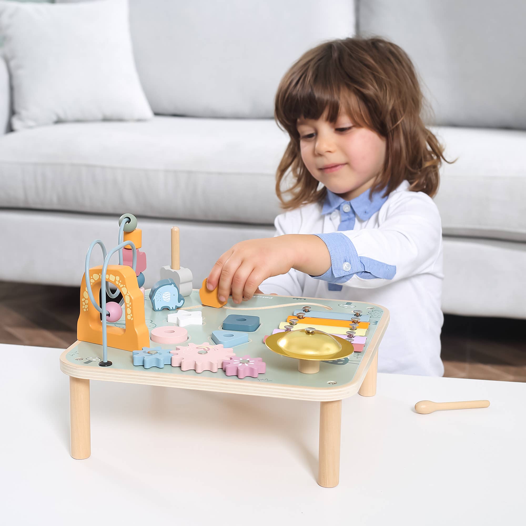 Trade Toys Limited - Wholesale Wood Toy - Kids - PolarB Multi Functional Activity Table2