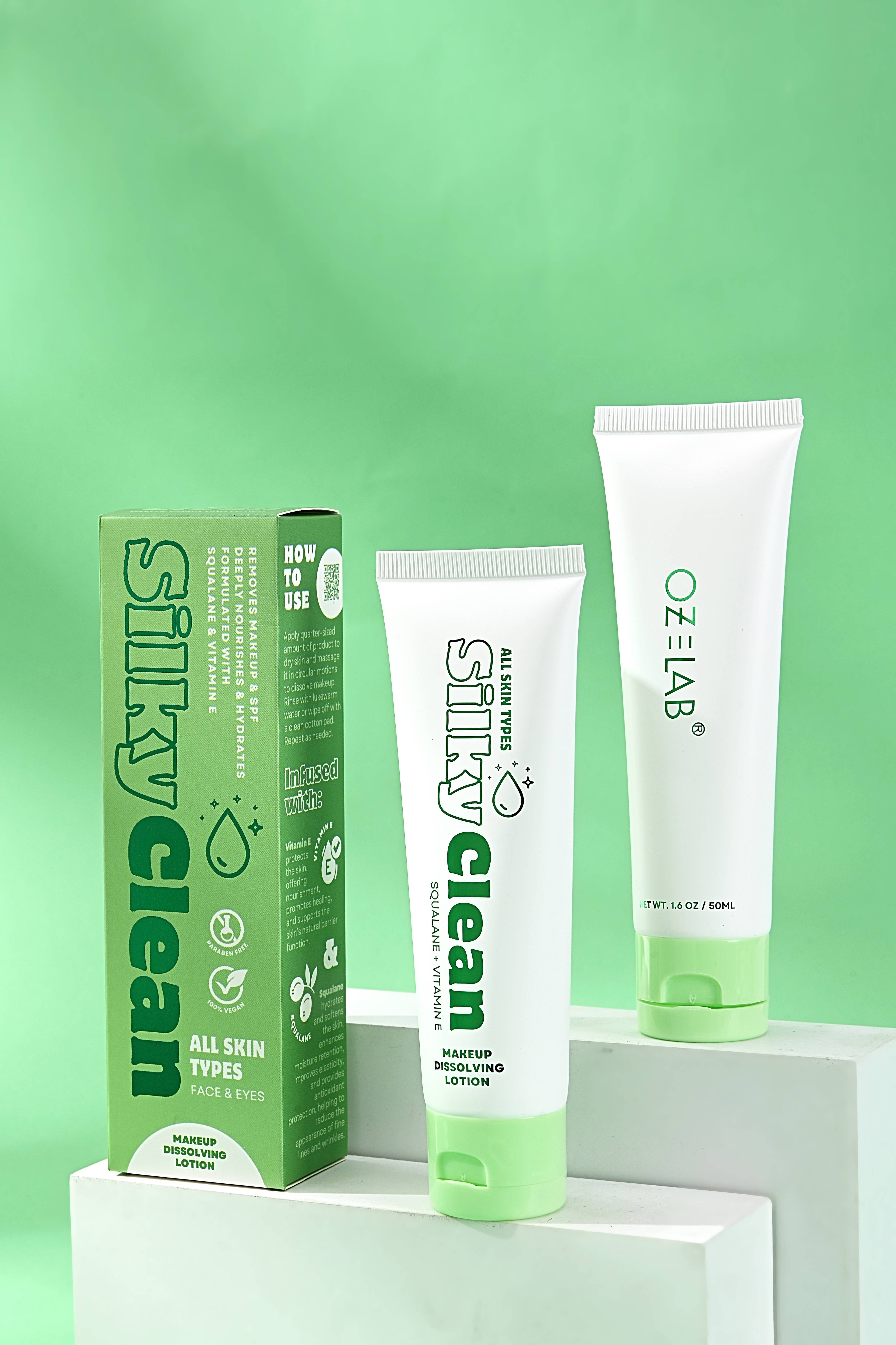 OZ Lab Beauty - Vendita all'ingrosso Struccanti - Silky Clean - Lozione Struccante3