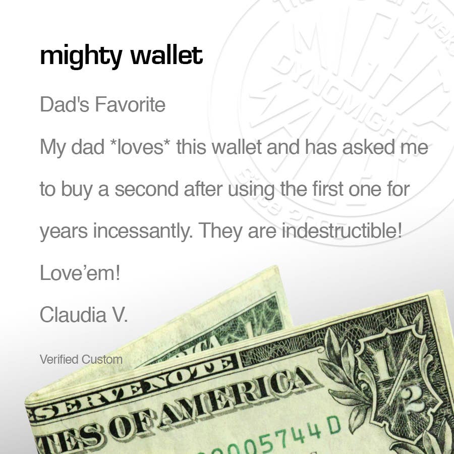 Mighty Wallet - Wholesale Wallet - Men's - Half Dollar Mighty Wallet9