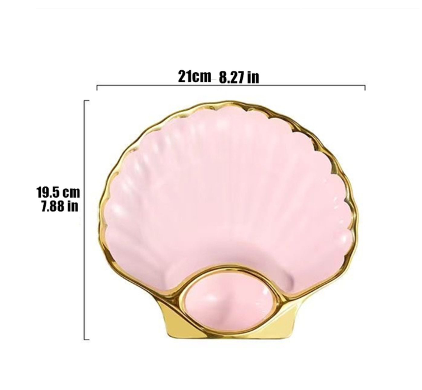 Homerely (We Cover All Import Duties) - Wholesale Dinner Plate - 8 inch Shell Ceramic Dinner Plate3