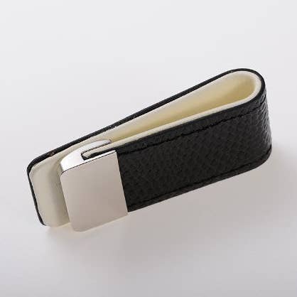 Leather Layered Money Clip for wholesale by NYMAN JEWELERS