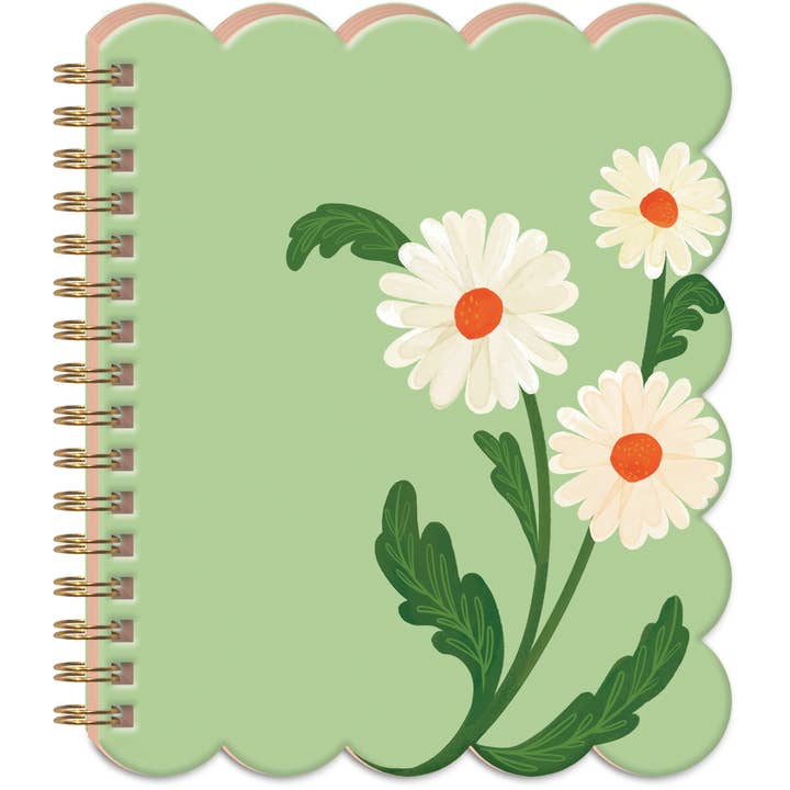 DAISIES SPIRAL JOURNAL for wholesale by Lady Jayne