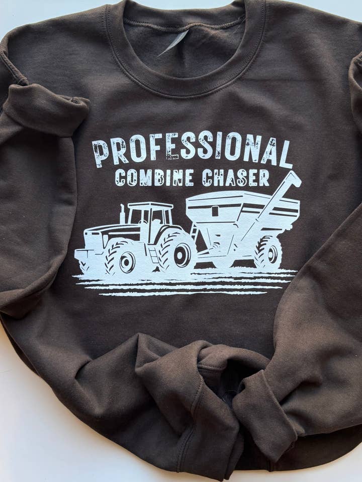 Sweet Rae’s Clothing Co. - Wholesale Graphic Sweatshirt - Women's - Professional Combine Chaser Crewneck1
