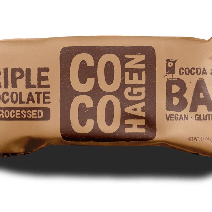 Cocohagen Date Bar: Triple Chocolate x 20 pcs - Organic for wholesale by Cocohagen