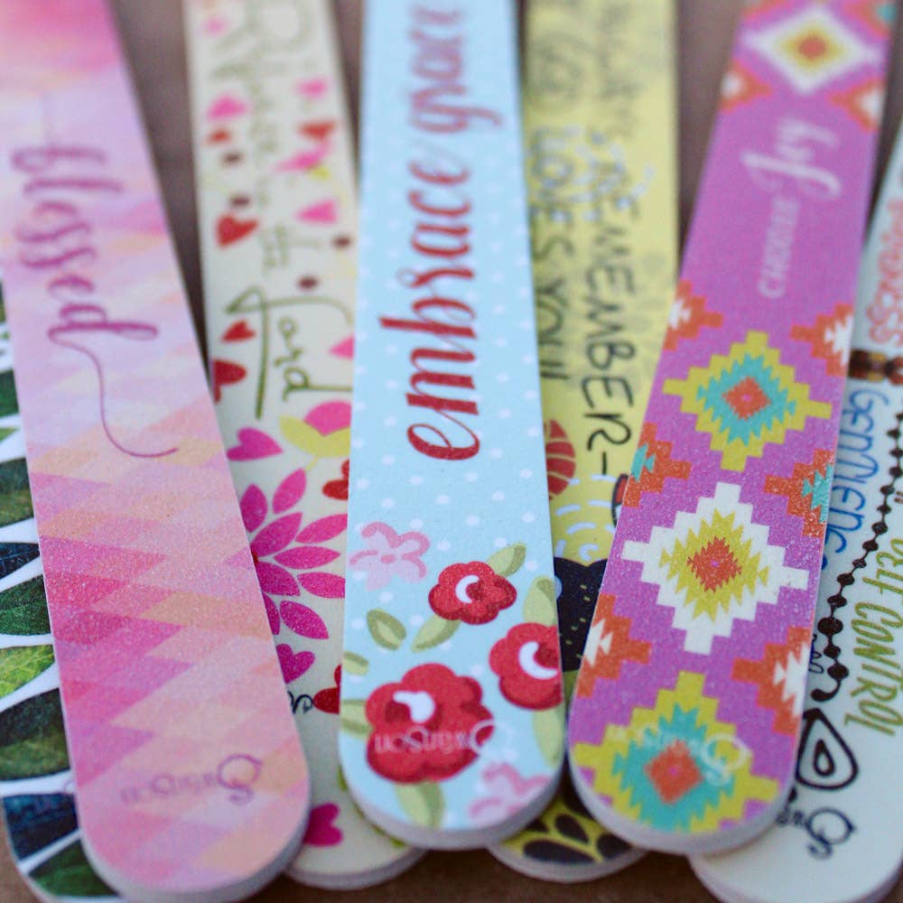 Swanson Christian Products - Wholesale Nail File - Modern Nail File gift set - Variety pack of 65