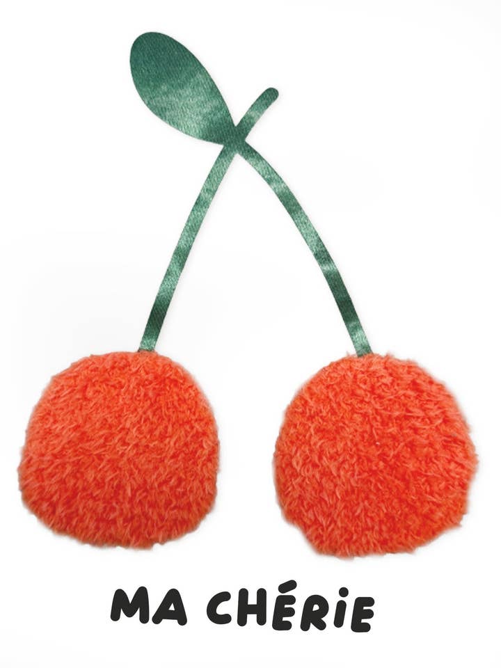 XL Teddy Patch - Cherry *iron-on* for wholesale by Paul und Clara