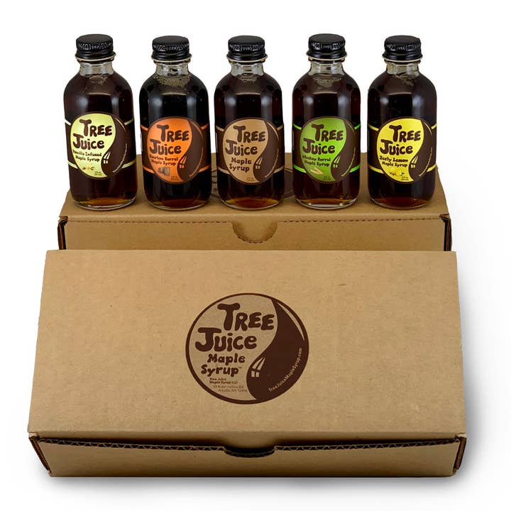 Naomi's Happy Place Shop - Wholesale Maple syrup - Five Bottle Mini Variety Pack