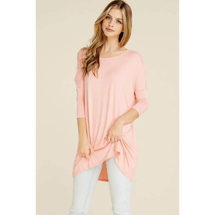 VESTIDO DE TÚNICA DE OMBRO CAÍDO por atacado de Reborn J