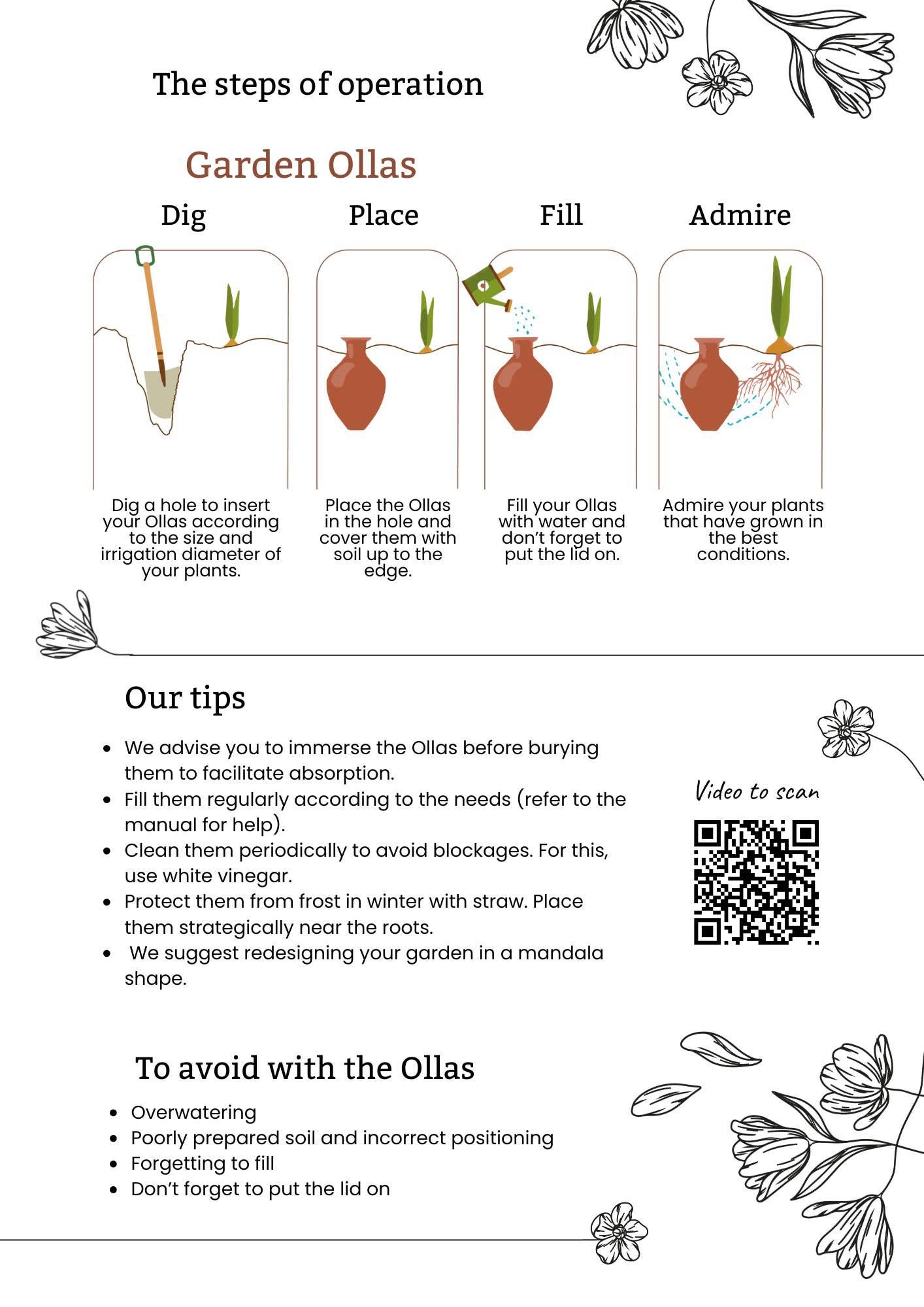 Poterie lutton – Großhandel Garten-Caddys – Ollas Jardinier begrabene Töpfe zur nachhaltigen Pflanzenbewässerung3