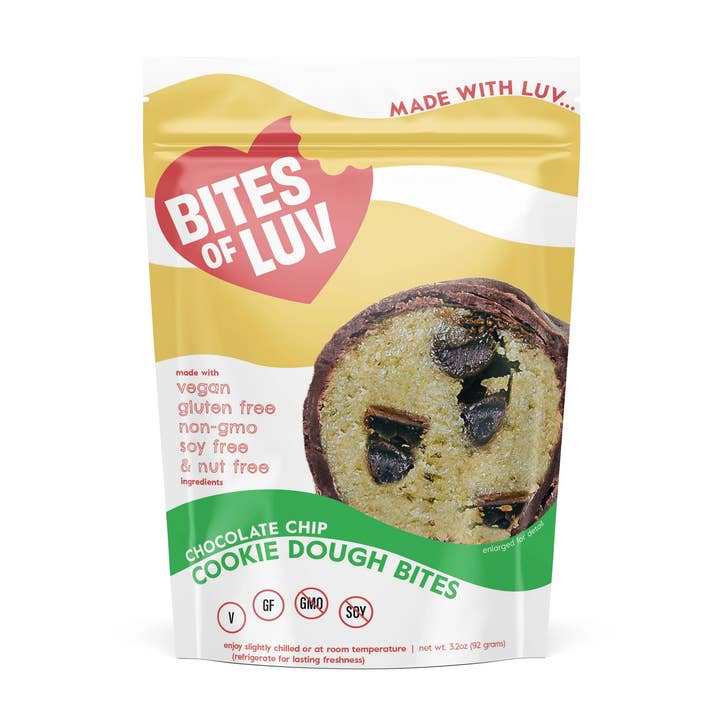 Bites of Luv – wholesale Biscuit – Chocolate Chip Cookie Dough Bites