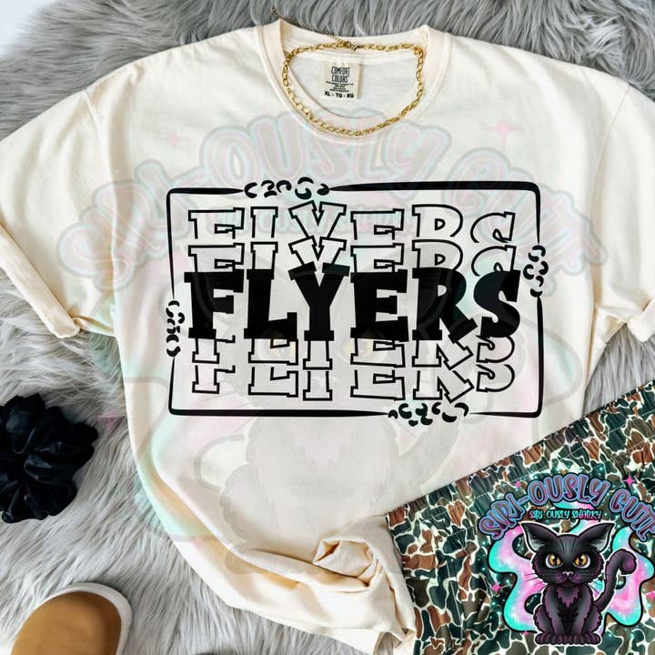 Stacked Mascot With Frame Flyers for wholesale by Siri-Ously Cute