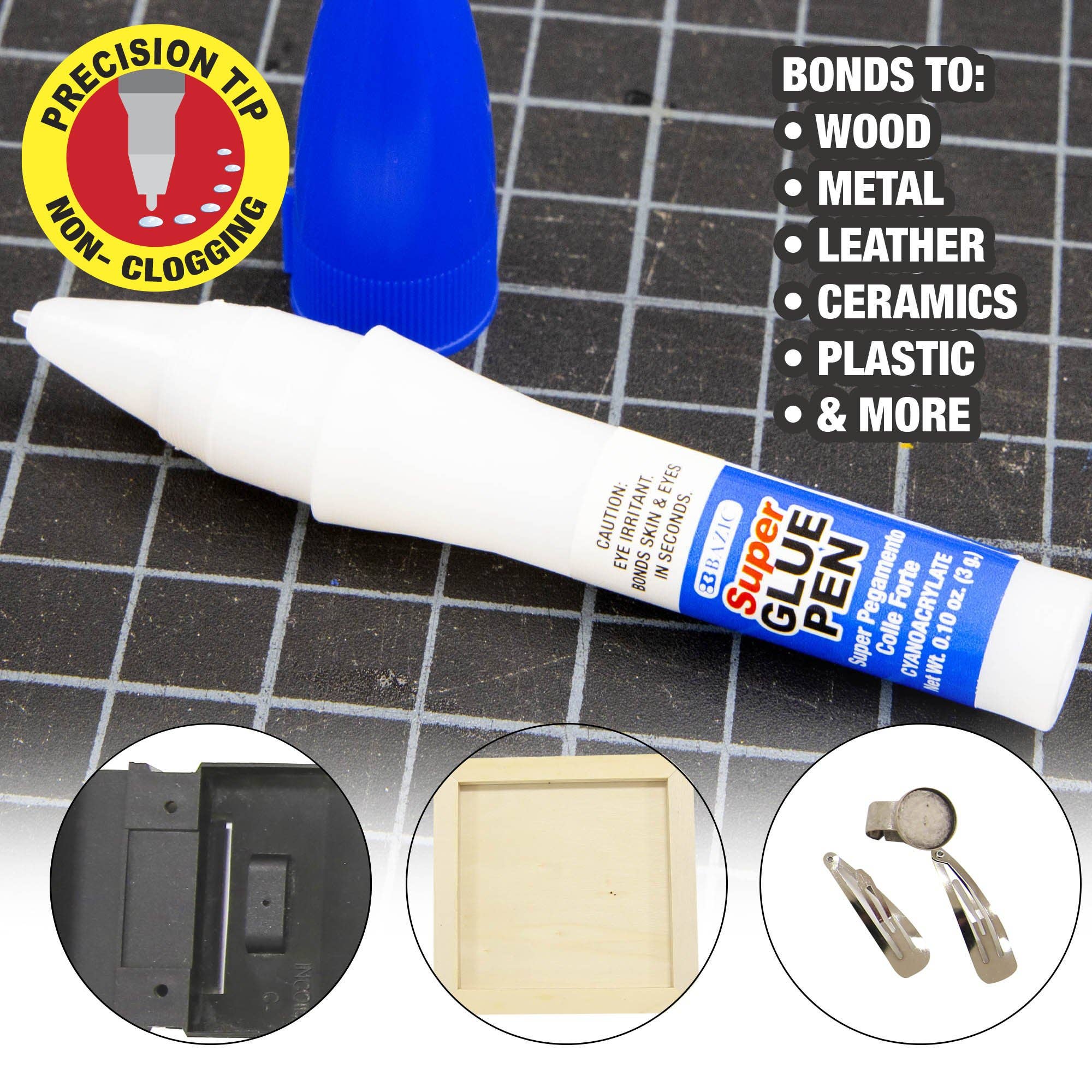 Luna Office Supply -  Everyday Essential – Engroshandel Lim – 3g Super Lim Pen med Precision Tip Applicator3