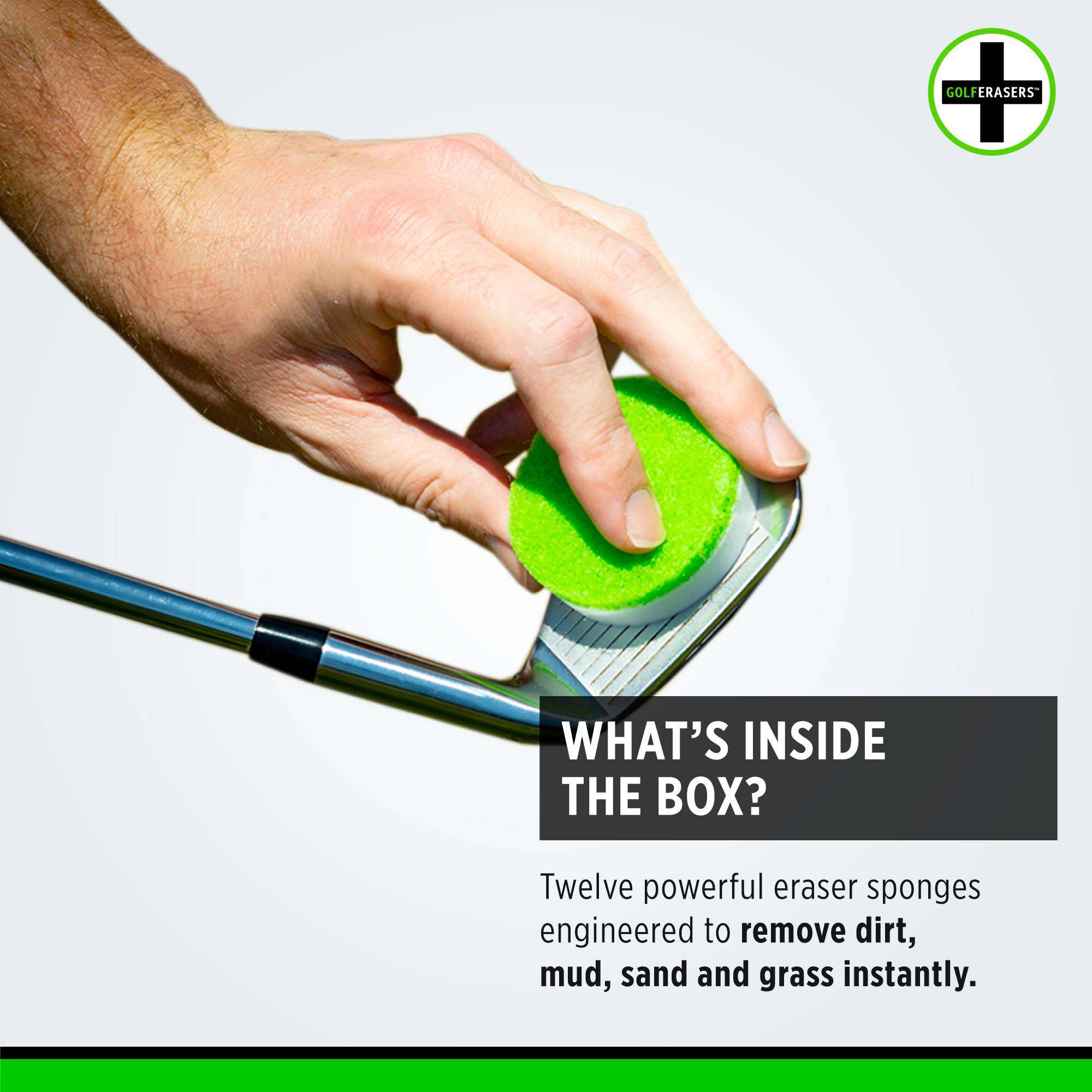 SneakERASERS - Venta al por mayor Accesorios de deporte - Paquete de 12 recambios para limpiador de golf GolferAers2