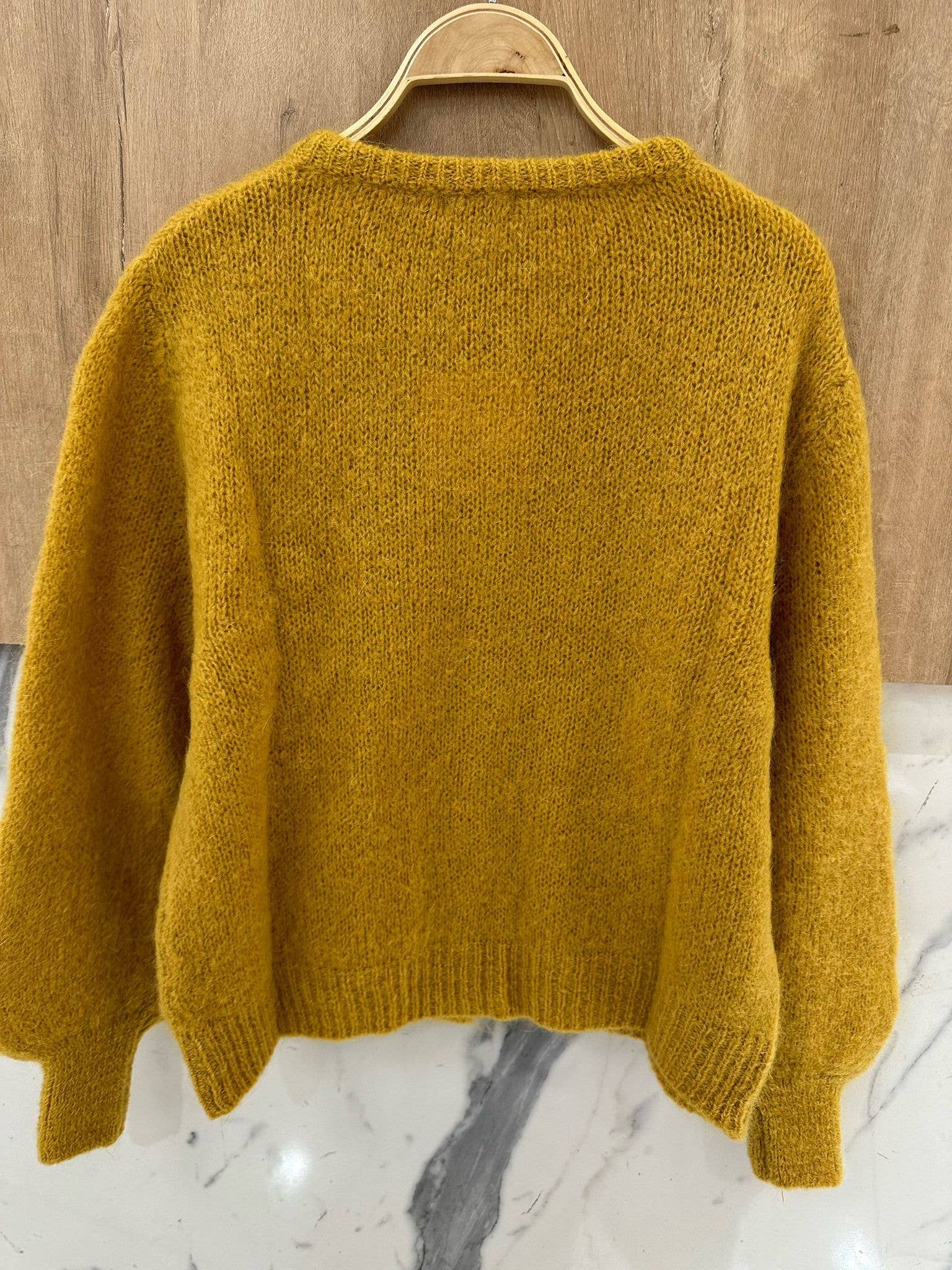 Orice – Großhandel Strickjacke – Damen – Langärmelige Baby-Mohair-Strickjacke von Orice12