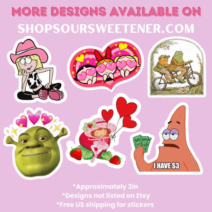 ShopSourSweetener - Wholesale Sticker - Can't Today I'm Swamped Shrek Sticker, Funny Movie Meme