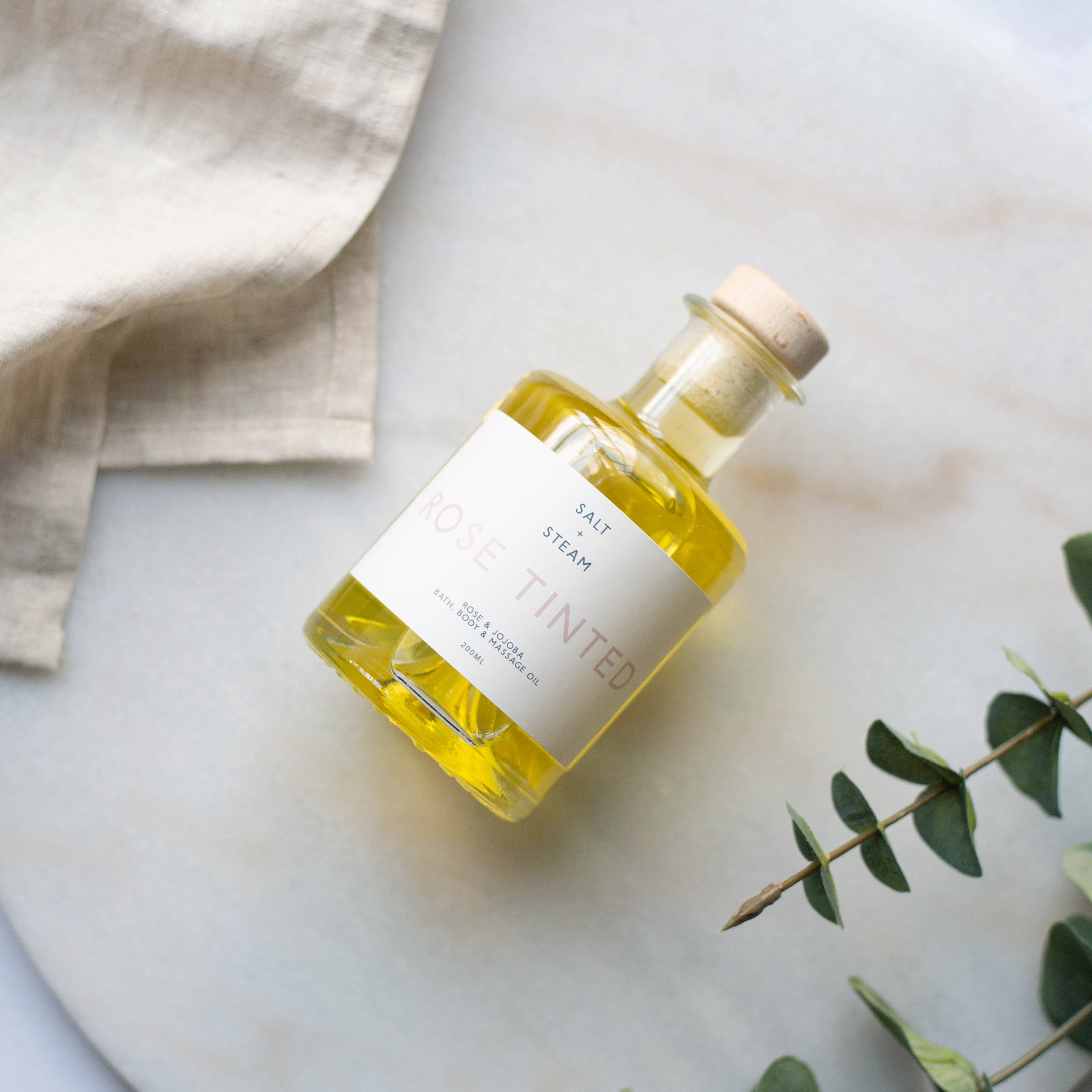 Salt + Steam – wholesale Bath/body oil – Rose Tinted - Rose Bath & Body Oil 100ml & 200ml2