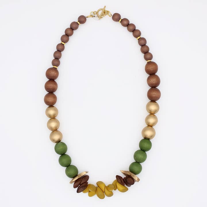 Naturinspireret Nola Statement Halskæde for engroshandel hos Sylca Designs