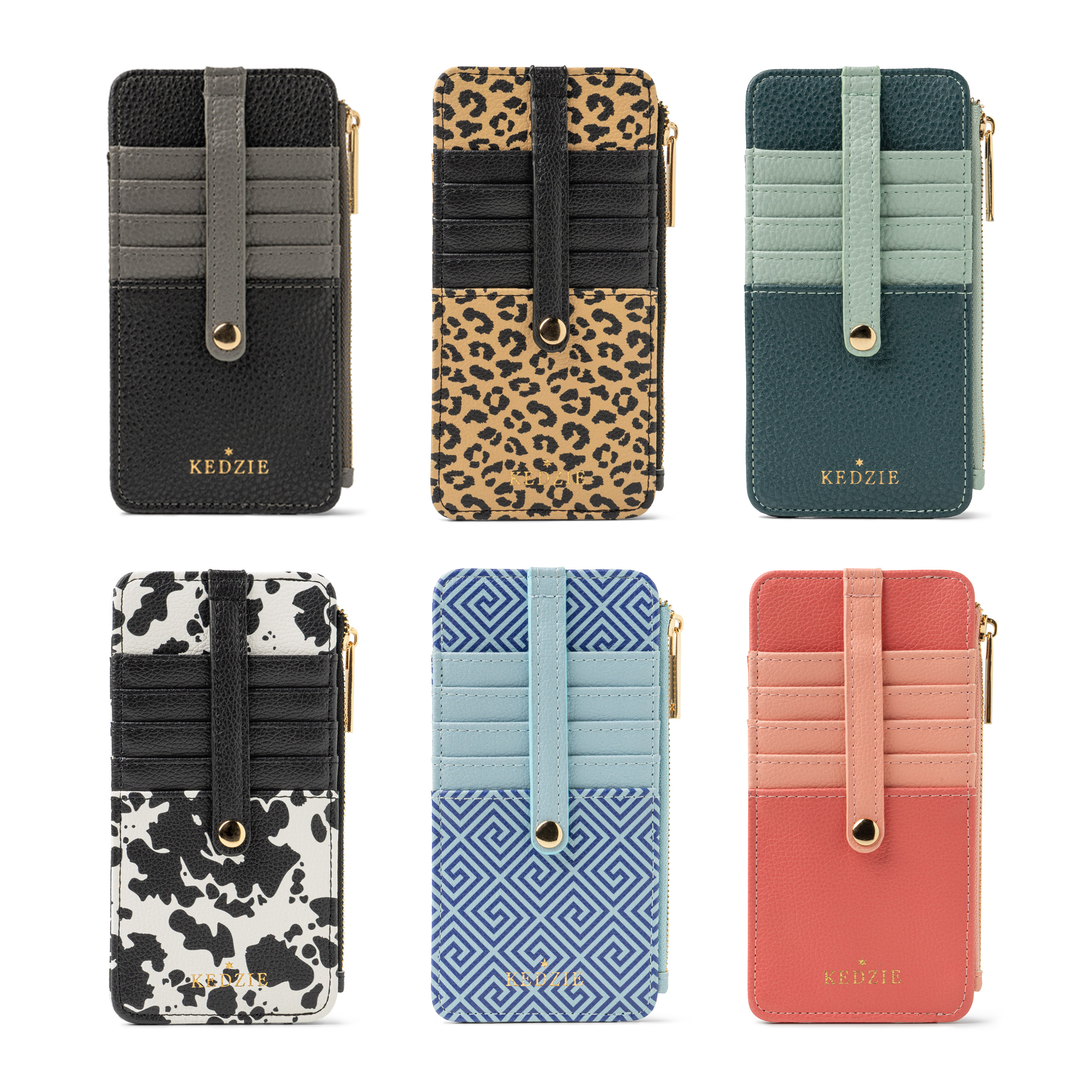 DM Merchandising - Vendita all'ingrosso Portafogli - Donna - Portafoglio con cerniera Kedzie Essentials assortito0