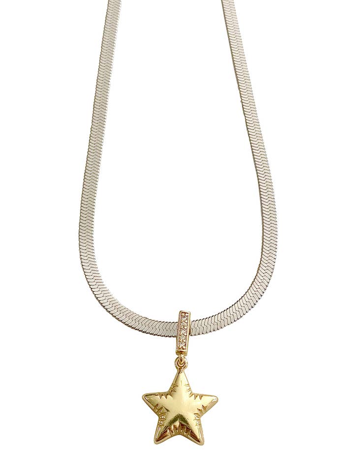 Lennon Necklace Star for wholesale by Gemelli
