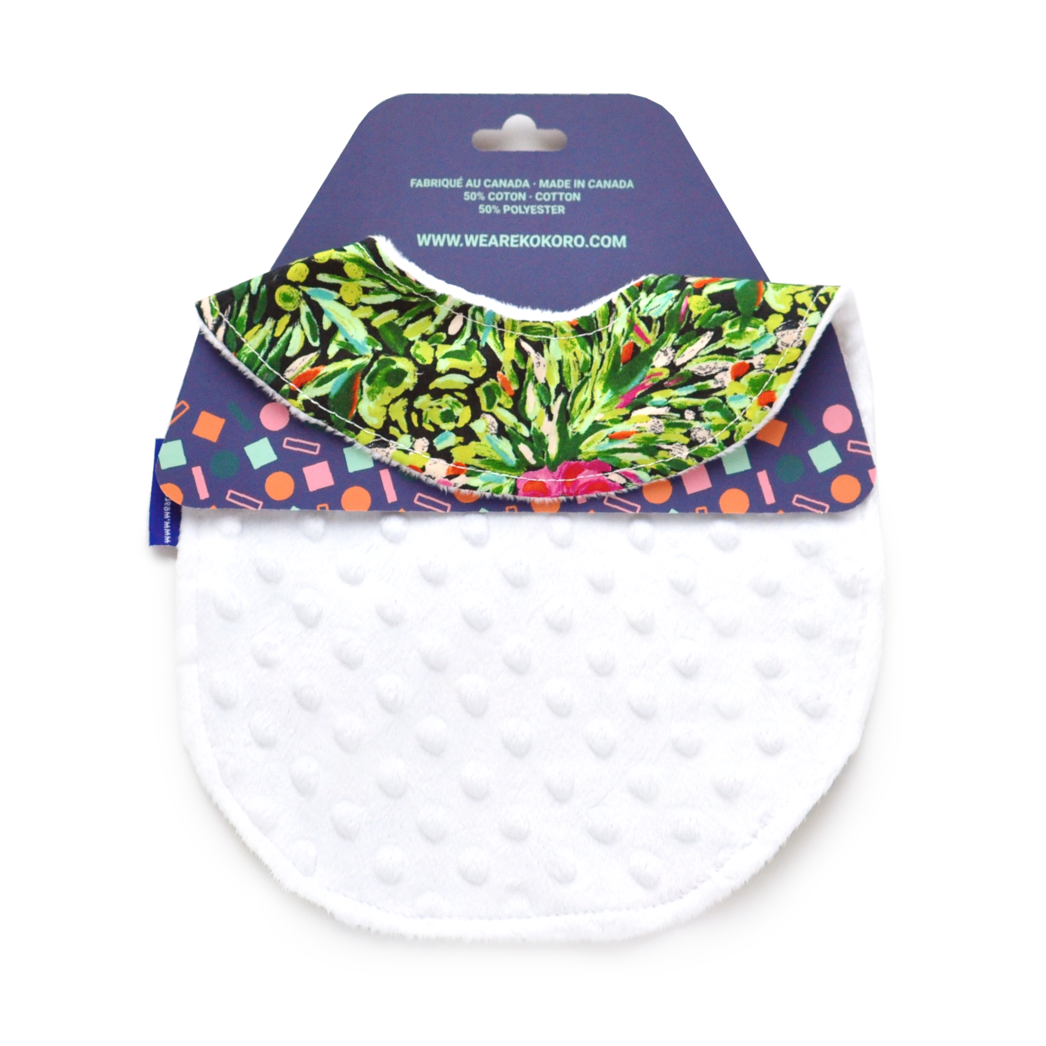 Kokoro - Wholesale Bib - Baby - The Secret Garden Classic Bib | Floral Cotton Baby Bib2