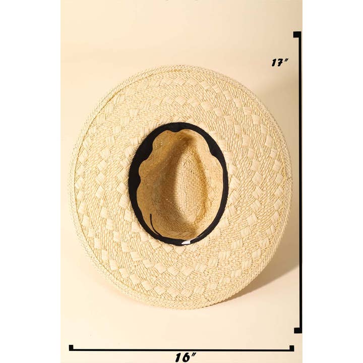 Anarchy Street - Wholesale Straw Hat - Women's - Straw Weave Rope Strap Sun Hat