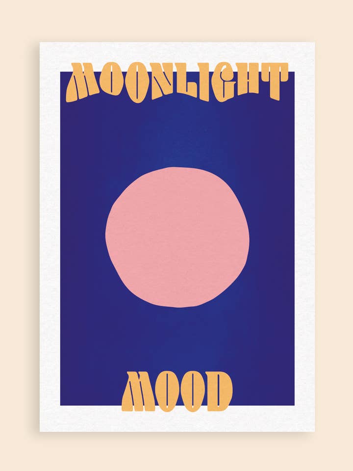 Moonlight Mood Art Print for wholesale by Hand and Palm