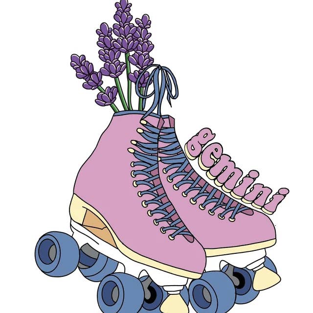 Gemini Rollschuh-Aufkleber für den Großhandel von Boe Studios