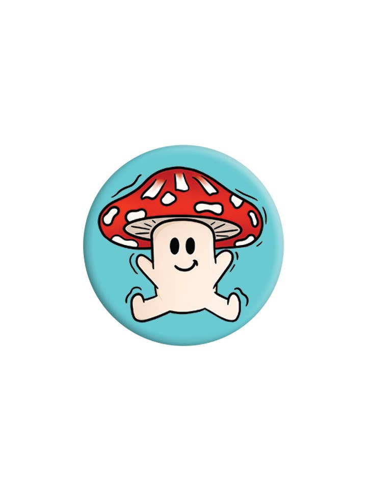 Badge van 25 mm voor Little Mushroom voor wholesale door Grindstore