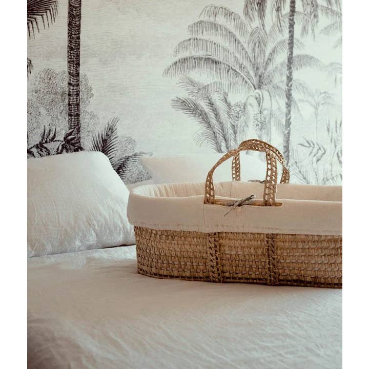 Manufacture des bébés français - Wholesale Bassinet - Baby - Ecru Moses Basket