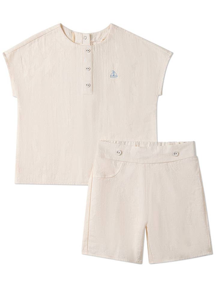 Ensemble court 2 pièces Set The Sail pour la vente par MiniMoi by MeMoi