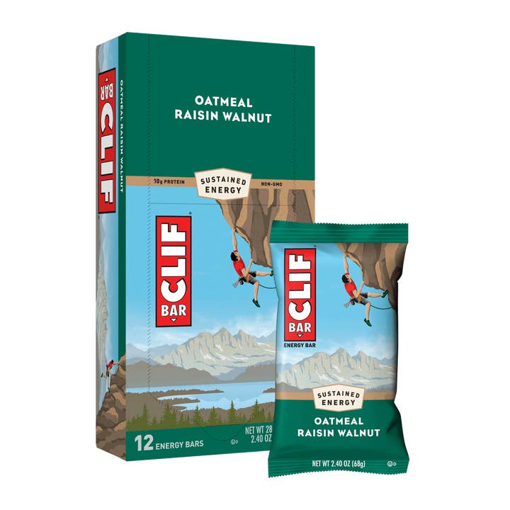 L&F Universal Goods - Wholesale Snack Bar - CLIF ENERGY PROTEIN BAR 12/68G OATMEAL RAISIN WALNUT