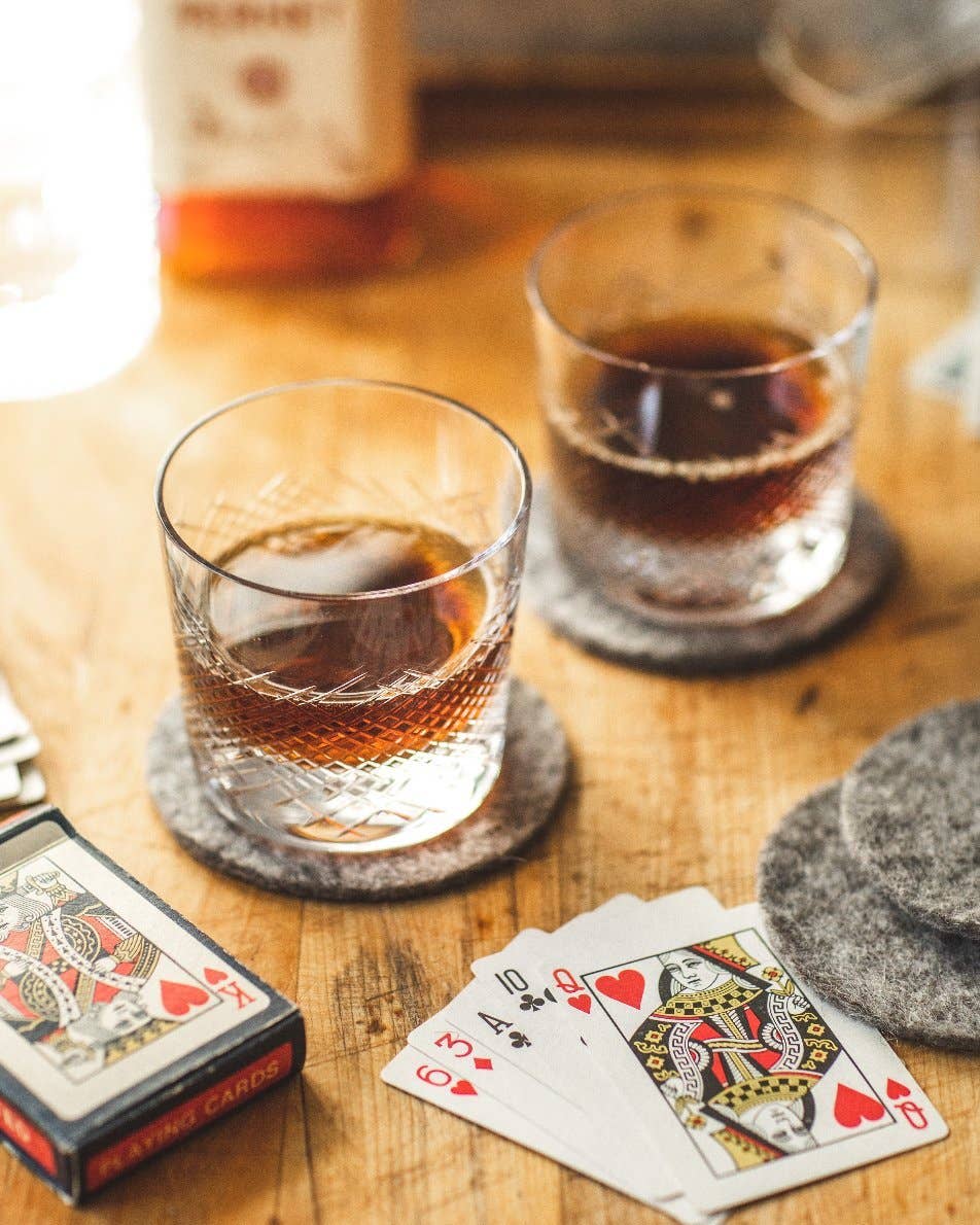 Farmhouse Pottery - Wholesale Coasters - Artisan Felt Coasters - Set of 45