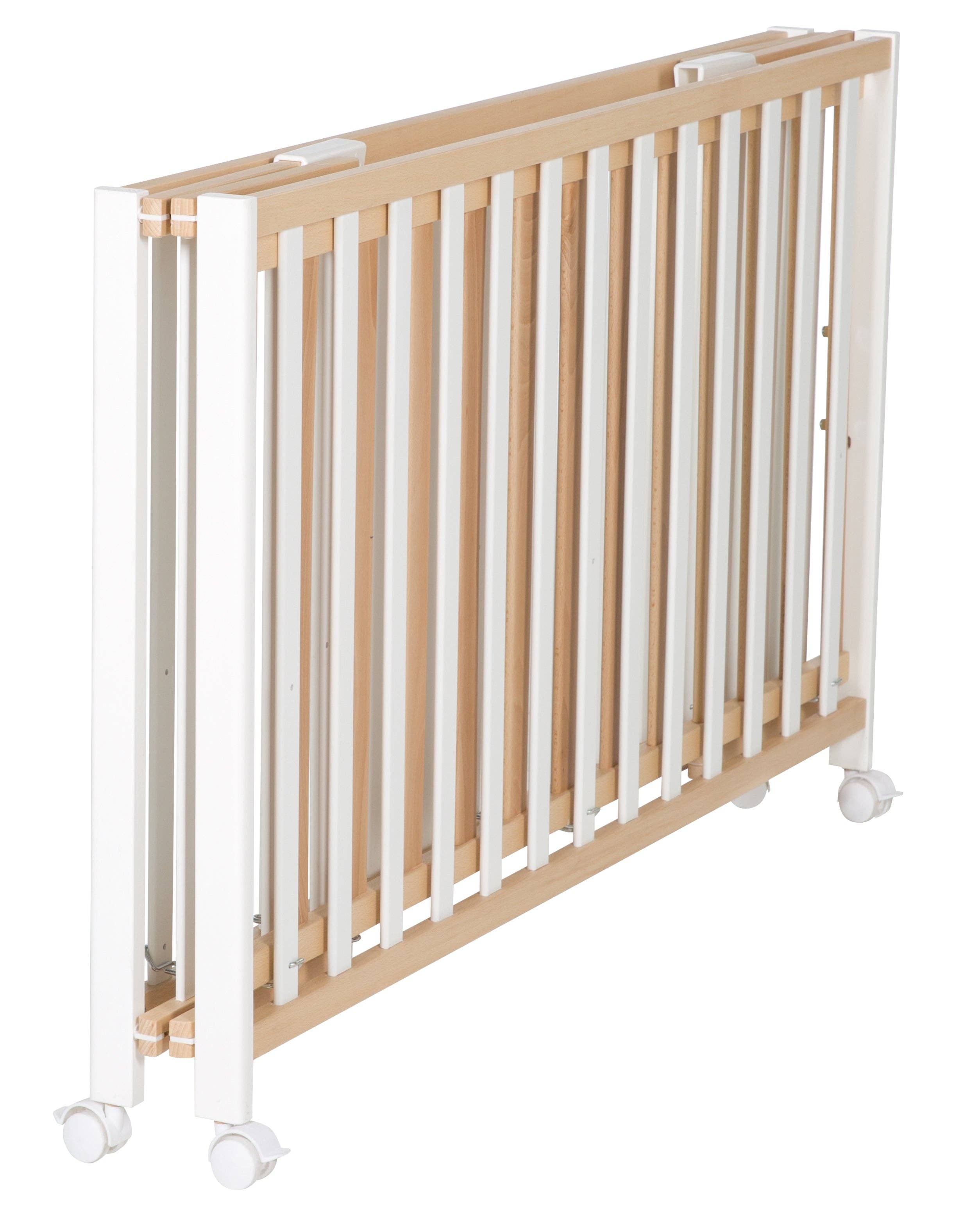 roba kids - Wholesale Bed - Kids & Baby - ROBA folding bed 'Fold Up', 60 x 120 cm, organic beech/white5